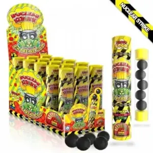 NUCLEAR STRIKE EXTREMELY SOUR BUBBLE GUM 25g