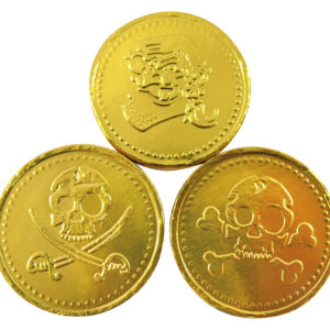 KINGSWAY PIRATE GOLD MILK CHOCOLATE COINS 7,4g (1 kg)
