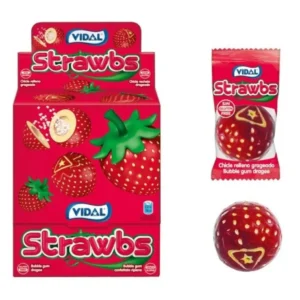 VIDAL STRAWBS BUBBLE GUM 4,5g