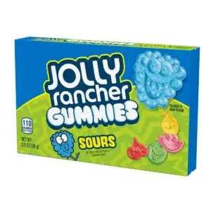 JOLLY RANCHER SOUR GUMMIES THEATER BOX 99g