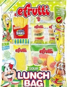 EFRUTTI GUMMI SOUR LUNCH SHELF TRAY 77g