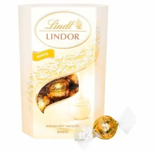 LINDT LINDOR WHITE CHOCOLATE TRUFFLES BOX 200g