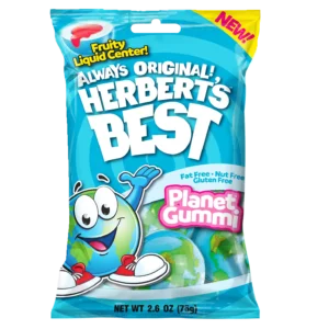 HERBERT'S BEST PLANET GUMMI 74g - best før 05.10.2026