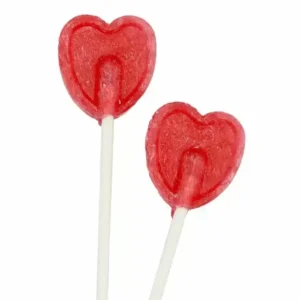 CHERRY HEART LOLLIPOPS 5,2g
