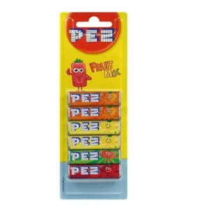 PEZ FRUIT MIX REFILLS 6-PACK 51g (24 STK)