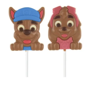 PAW PATROL CRUNCHIEZ BELGIAN CHOCOLATE LOLLIPOP 30g
