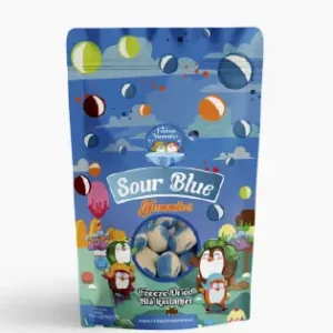 FREEZE-DRIED CANDY SOUR BLUE KASTANJER 75g