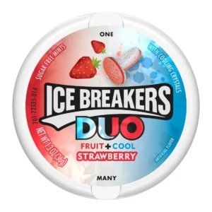 ICE BREAKERS DUO STRAWBERRY SUGAR FREE MINTS 36g