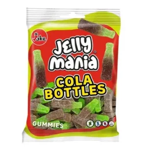 JAKE JELLY MANIA COLA BOTTLES 100g - best før 30.03.2026