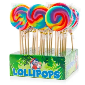 LOLLIPOPS MINI-SPIRAL POP RAINBOW 50g