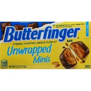 BUTTERFINGER BITES UNWRAPPED MINIS VIDEO BOX 73,9g