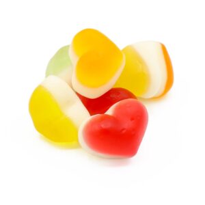 CRAZY CANDY FACTORY SWEETSHOP GUMMY HEARTS TUB 1,02kg