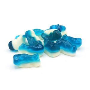 CRAZY CANDY FACTORY SWEETSHOP MINI DOLPHINS TUB 1kg