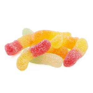 CRAZY CANDY FACTORY SWEETSHOP SOUR MINI WORMS TUB 1,02kg