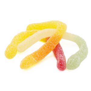 CRAZY CANDY FACTORY SWEETSHOP SOUR WORMS TUB 0,72kg