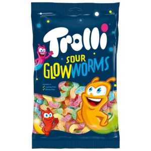 TROLLI SOUR GLOW WORMS 150g