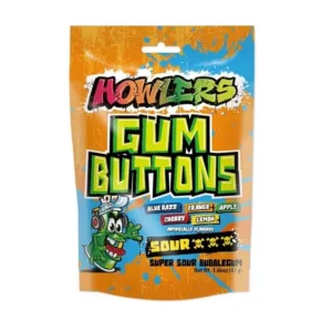 HOWLERS SOUR GUM BUTTONS 47g