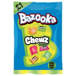 BAZOOKA CHEWS SOUR BAG 120g