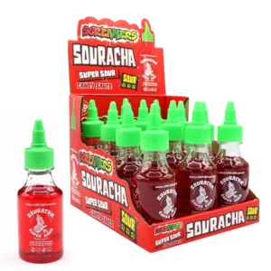 ZED CANDY SCREAMERS SOURACHA SUPER SOUR CANDY SAUCE VEGAN 90ml
