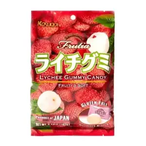 FRUTIA GUMMY CANDY LYCHEE 102g