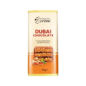 EURENI DUBAI CHOCOLATE PEANUTS CRISPY 95g - best før 05.02.2025