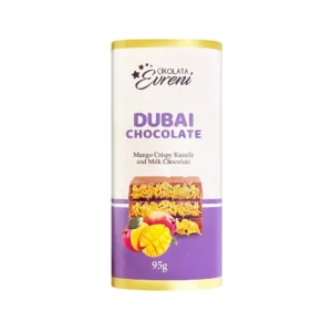 EURENI DUBAI CHOCOLATE MANGO CRISPY 95g - best før 05.02.2026