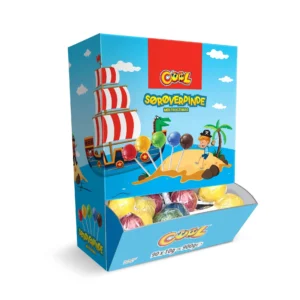 COOL SØRØVERPINDE LOLLIPOP MED FRUGTSMAG 10g