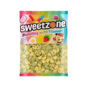 SWEETZONE APPLE & CUSTARD HEARTS (løsvekt) 1kg