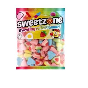 SWEETZONE FIZZY 3D HEARTS (løsvekt) 1kg
