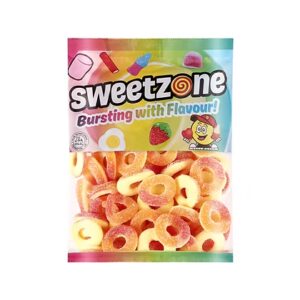 SWEETZONE PEACH RINGS (løsvekt) 1kg
