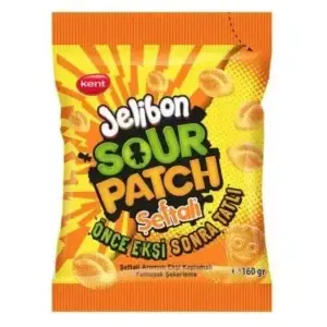 SOUR PATCH JELIBON PEACH PEG BAG 80g