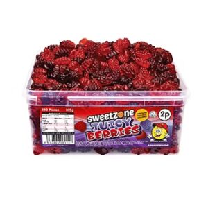 SWEETZONE JUICY BERRIES TUB (løsvekt) 805g