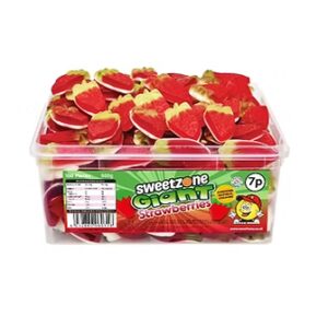 SWEETZONE GIANT STRAWBERRIES TUB (løsvekt) 800g