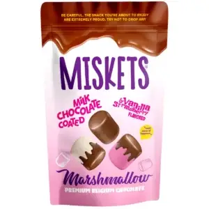 MISKETS MILK CHOCOLATE COVERED MARSHMALLOW 80g