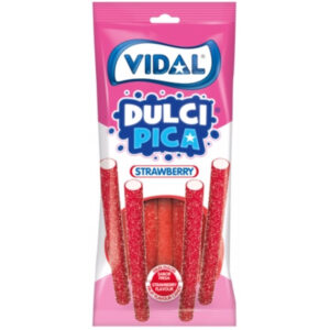 VIDAL SOUR STRAWBERRY PENCILS (DULCI PICA) 90g