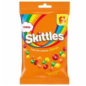 SKITTLES CITRUS SWEETS BAG 109g