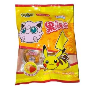 POKEMON JUICE JELLY STRAWBERRY AND ORANGE 90g - best før 02.06.2026