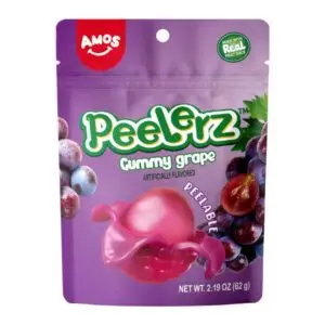 AMOS PEELERZ GUMMY GRAPE 170g