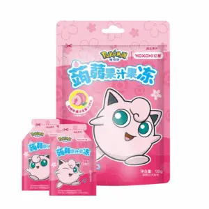 POKEMON JELLY WHITE PEACH FLAVOR 120g - best før 01.09.2026