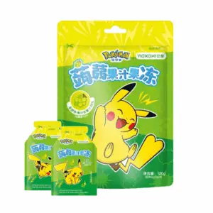 POKEMON JELLY GREEN GRAPE FLAVOR 120g - best før 01.09.2026