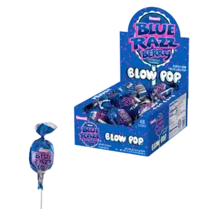 CHARMS BLOW POP BLUE RAZZ BERRY 18g
