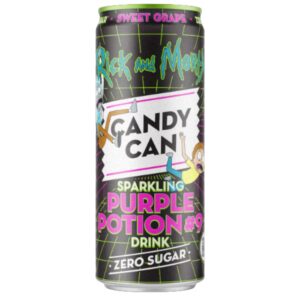 CANDY CAN RICK & MORTY SPARKLING PURPLE POTION #9 DRINK CAN 300ml
