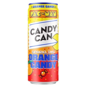 CANDY CAN PAC-MAN SPARKLING ORANGE CANDY DRINK CAN 300ml