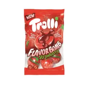 TROLLI STRAWBERRY FLAVOR BOMB 75g