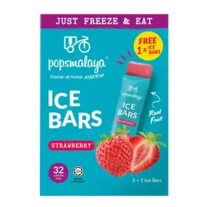 POPSMALAYA SORBET BAR-STRAWBERRY 270ml (MALAYSIA) - best før 19.10.2026