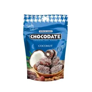 CHOCODATE DADLER COCONUT CHOCOLATE WITH ALMOND 90g