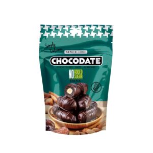 CHOCODATE DADLER DARK SUGAR FREE CHOCOLATE WITH ALMOND 90g