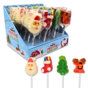 CANDY REALMS FESTIVE GUMMY POPS 22g