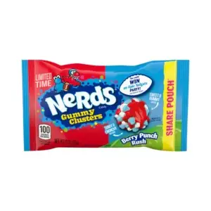 NERDS BERRY PUNCH RUSH GUMMY CLUSTERS LIMITED EDITION SHAREPACK 85g