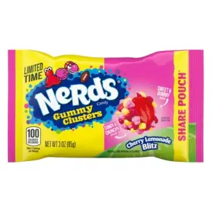 NERDS CHERRY LEMONADE GUMMY CLUSTERS LIMITED EDITION SHAREPACK 85g